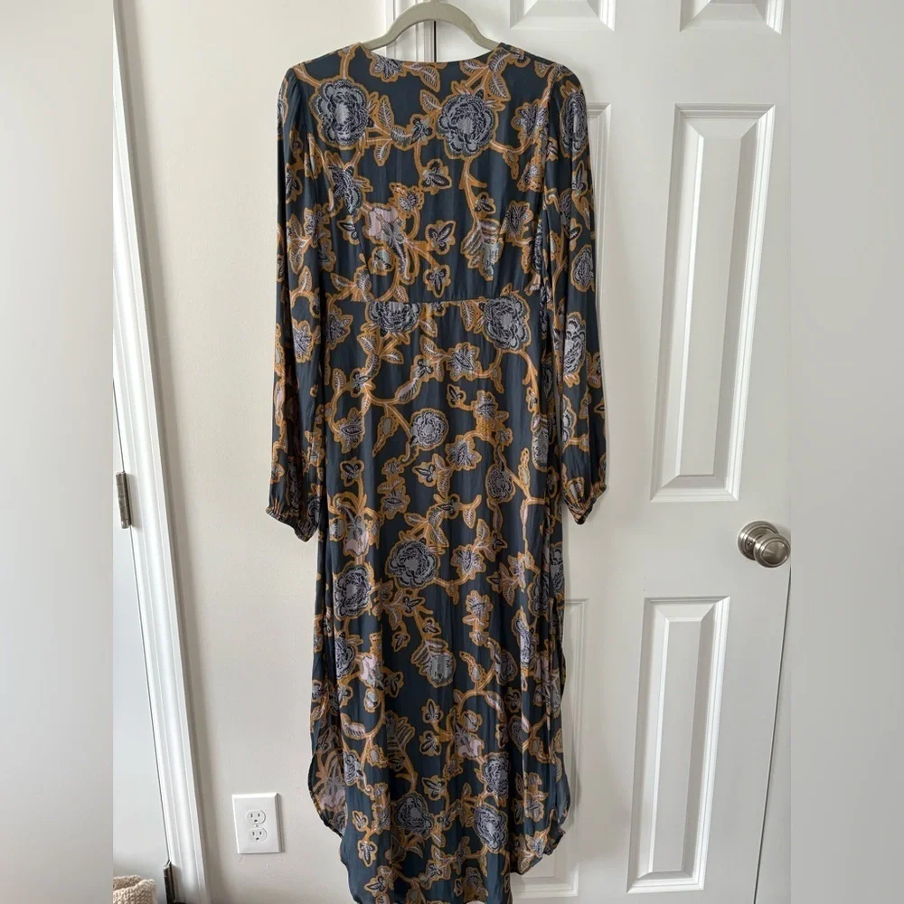 Free People Maxi Dress Floral Paisley Print